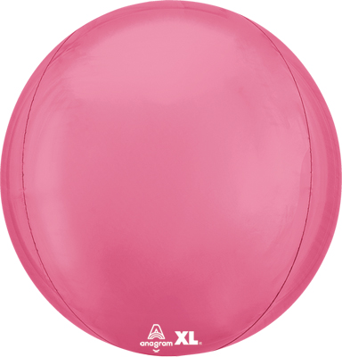 16 Inch Orbz Vibrant Pink Balloon