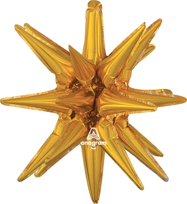 20 Inch Air-Fill Gold Magic Star Balloon