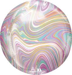 16 Orbz Pastel Marble Balloon