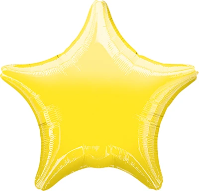 19 Inch Yellow Star Balloon