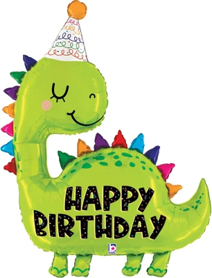 52 Inch Dino Birthday Balloon