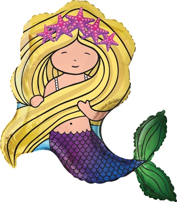 36 Inch Shellebrate Mermaid Balloon