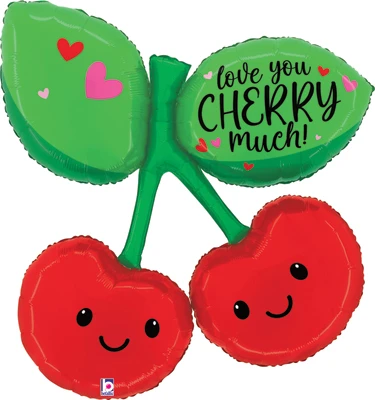 37 Inch Love You Cherry Much Balloon