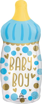 31 Inch Baby Boy Bottle Balloon