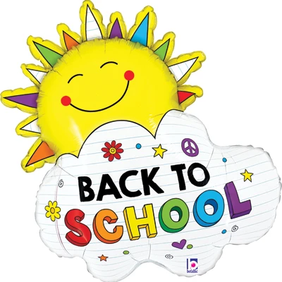 31 Inch Back to School Sunshine Balloon