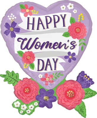 30 Inch International Women's Day Balloon