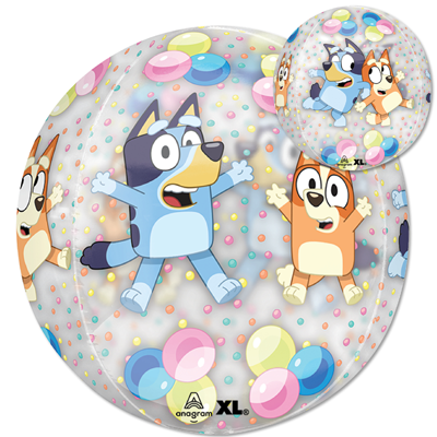 16 Inch Orbz Character Bluey and Bingo Balloon