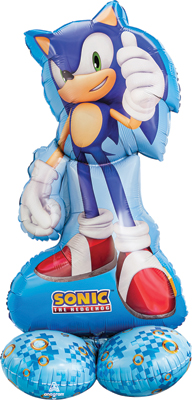 53 Inch AirLoonz Sonic the Hedgehog Air-Fill Balloon