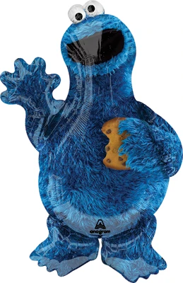 31 Inch Sesame Cookie Monster Balloon