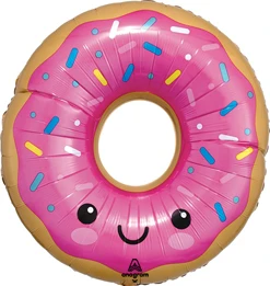 27 Inch Donut Smiles Balloon