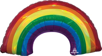 34 Inch Rainbow Iridescent Holographic Balloon