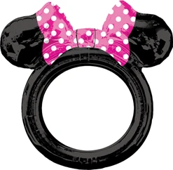 29 Inch Disney Minnie Mouse Air-Fill Selfie Frame Balloon