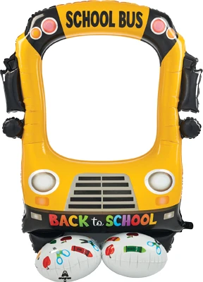 56 Inch AirLoonz Selfie School Bus Air-Fill Balloon