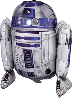 15 Inch R2D2 Air Fill Party Decor Balloon