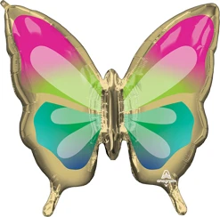 30 Inch Beautiful Tropical Butterfly Balloon