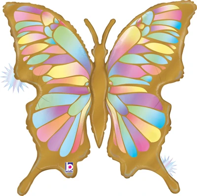 33 Inch Opal Butterfly Balloon