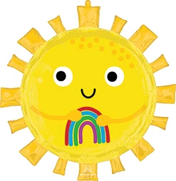 28 Inch Happy Sun Balloon