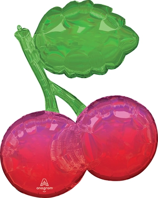 30 Inch Fruit Mix Iridescent Cherries Balloon