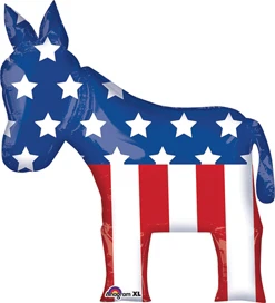 32 Inch Election Donkey Balloon