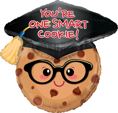 28 Inch Graduation Smart Cookie Balloon