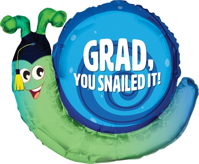 36 Inch Graduation You Snailed It Balloon