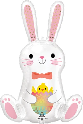 33 Inch Easter Bunny Love Balloon