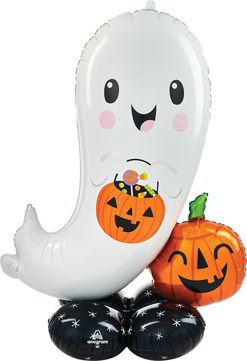 53 Inch AirLoonz Halloween Ghost Air Fill  Balloon