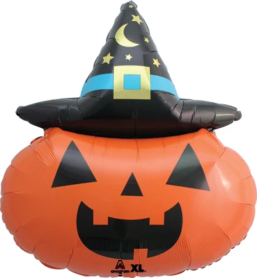 28 Inch Halloween Witchy Pumpkin Balloon