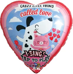 29 Inch Sing A Tune Crazy Love Balloon