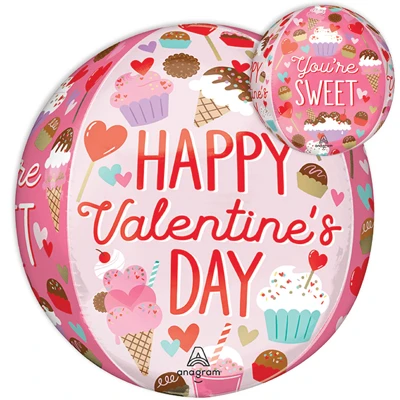 16 Inch Orbz® Valentine Sweet on You Balloon