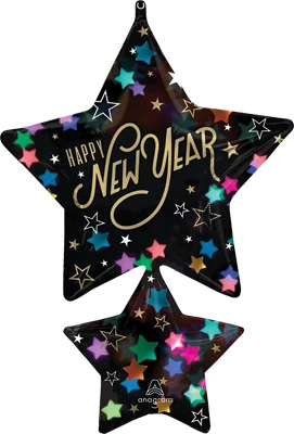 Shape New Year Starlight Balloon