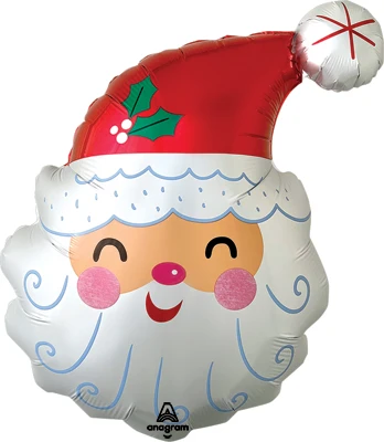 27 Inch Christmas Smiley Santa Balloon