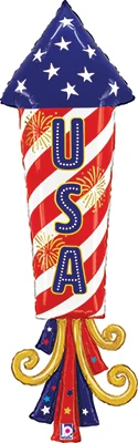 47 Inch USA Firework Balloon