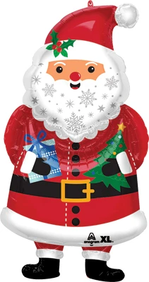 34 Inch Christmas Snowy Santa Balloon