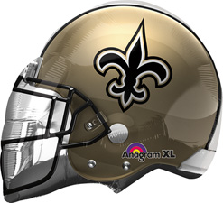 21 Inch Helmet NFL Saints Balloon