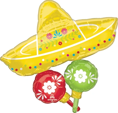 32 Inch Sombrero Viva La Party Balloon