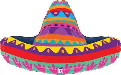 32 Inch Fiesta Sombrero Balloon