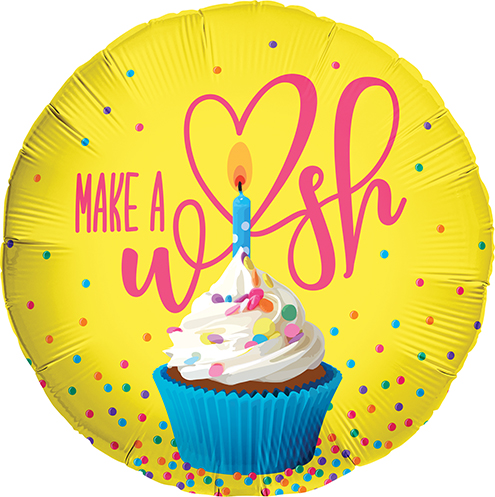 Std Birthday Make A Wish Balloon - Balloons.com