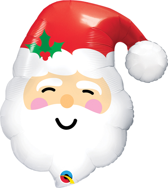 32 Inch Christmas Santa Balloon - Balloons.com