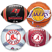 Foil Balloons for College & Pro Sports
