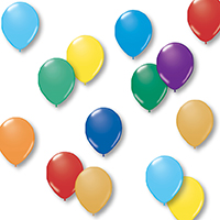 ProPak 5 Inch Latex Balloons