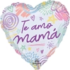 This balloon is heart shaped with the words Te Amo Mama